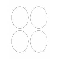 40681 - Label Size 85mm x 110mm - 4 label(s) per sheet