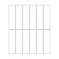 40682 - Label Size 33mm x 122mm - 12 label(s) per sheet