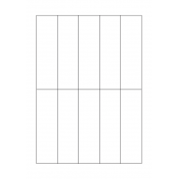 40691 - Label Size 35mm x 123mm - 10 label(s) per sheet