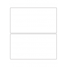 40694 - Label Size 207mm x 112mm - 2 label(s) per sheet