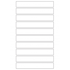 40695 - Label Size 160mm x 25mm - 10 label(s) per sheet
