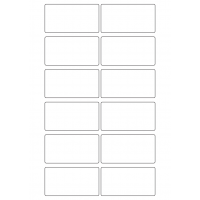 40696 - Label Size 80mm x 42mm - 3 label(s) per sheet