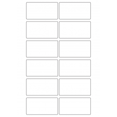 40696 - Label Size 80mm x 42mm - 3 label(s) per sheet