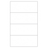 40697 - Label Size 170mm x 70mm - 4 label(s) per sheet