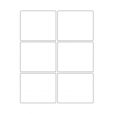 40701 - Label Size 93mm x 78mm - 6 label(s) per sheet