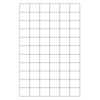 40702 - Label Size 30mm x 25mm - 66 label(s) per sheet