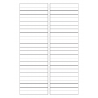 40706 - Label Size 85mm x 11mm - 50 label(s) per sheet