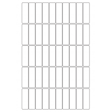40712 - Label Size 17mm x 55mm - 50 label(s) per sheet
