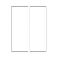 40716 - Label Size 85mm x 230mm - 2 label(s) per sheet