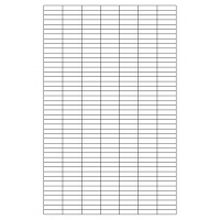 40727 - Label Size 25.431mm x 6.376mm - 308 label(s) per sheet