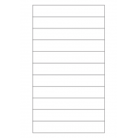 40732 - Label Size 155mm x 25mm - 11 label(s) per sheet