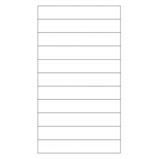 40732 - Label Size 155mm x 25mm - 11 label(s) per sheet