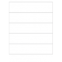 40735 - Label Size 210mm x 50mm - 5 label(s) per sheet