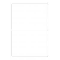 40736 - Label Size 180mm x 130mm - 2 label(s) per sheet