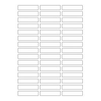 40737 - Label Size 60mm x 13mm - 45 label(s) per sheet