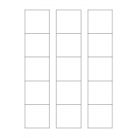 40740 - Label Size 53mm x 51mm - 15 label(s) per sheet