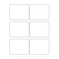 40741 - Label Size 98mm x 77mm - 6 label(s) per sheet