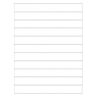 40745 - Label Size 210mm x 25mm - 11 label(s) per sheet