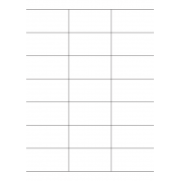 40746 - Label Size 70mm x 38mm - 21 label(s) per sheet