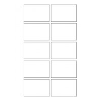 40752 - Label Size 75mm x 50mm - 10 label(s) per sheet