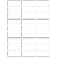 40762 - Label Size 70mm x 28mm - 27 label(s) per sheet