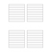 40763 - Label Size 90mm x 10mm - 40 label(s) per sheet