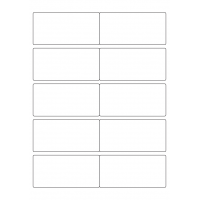 40766 - Label Size 99mm x 48mm - 10 label(s) per sheet