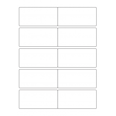 40766 - Label Size 99mm x 48mm - 10 label(s) per sheet 