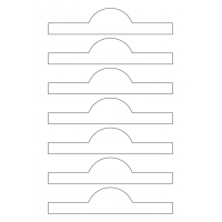 40771 - Label Size 167mm x 35mm - 7 label(s) per sheet