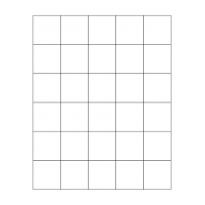 40775 - Label Size 40mm x 42mm - 30 label(s) per sheet 