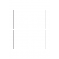 40781 - Label Size 160mm x 96mm - 2 label(s) per sheet