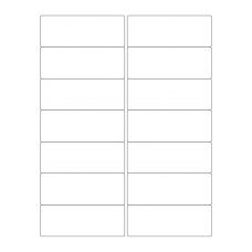 40784 - Label Size 99mm x 37mm - 14 label(s) per sheet 