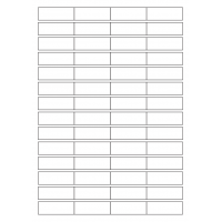 40796 - Label Size 48.5mm x 12mm - 56 label(s) per sheet