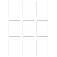 40799 - Label Size 58mm x 85mm - 9 label(s) per sheet