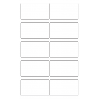 40801 - Label Size 85mm x 48mm - 10 label(s) per sheet
