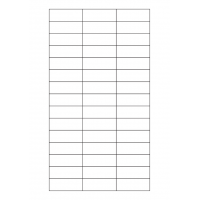 40803 - Label Size 50mm x 18mm - 45 label(s) per sheet