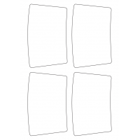 40804 - Label Size 84.11mm x 134.69mm - 4 label(s) per sheet