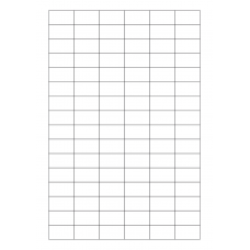 40810 - Label Size 30mm x 17mm - 96 label(s) per sheet 