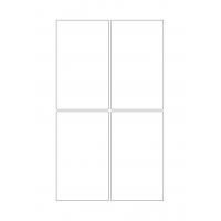 40816 - Label Size 170mm x 100mm - 2 label(s) per sheet