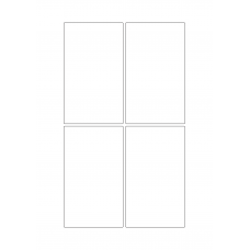 40816 - Label Size 170mm x 100mm - 2 label(s) per sheet