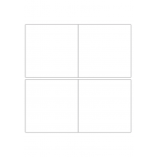40820 - Label Size 100mm x 100mm - 4 label(s) per sheet