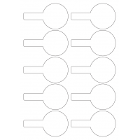 40821 - Label Size 94.592mm x 54.571mm - 10 label(s) per sheet