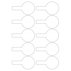 40821 - Label Size 94.592mm x 54.571mm - 10 label(s) per sheet 