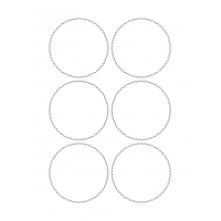 40822 - Label Size 80mm x 80mm - 6 label(s) per sheet