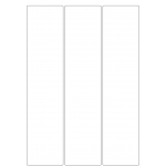 40827 - Label Size 65mm x 284mm - 3 label(s) per sheet