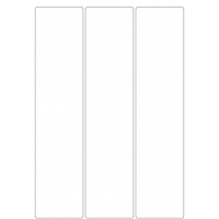 40827 - Label Size 65mm x 284mm - 3 label(s) per sheet