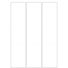 40827 - Label Size 65mm x 284mm - 3 label(s) per sheet