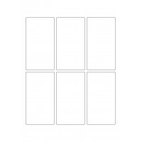 40830 - Label Size 60mm x 110mm - 6 label(s) per sheet