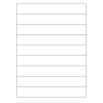 40831 - Label Size 200mm x 30mm - 9 label(s) per sheet