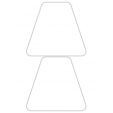 40954 - Label Size 156.655mm x 141.184mm - 2 label(s) per sheet 